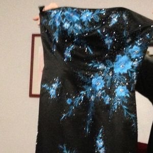 Black and Blue Dress